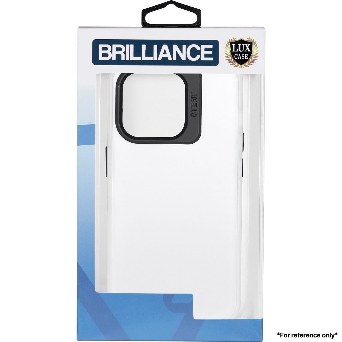 Brilliance LUX iPhone 15 Lens holder transparent Case White