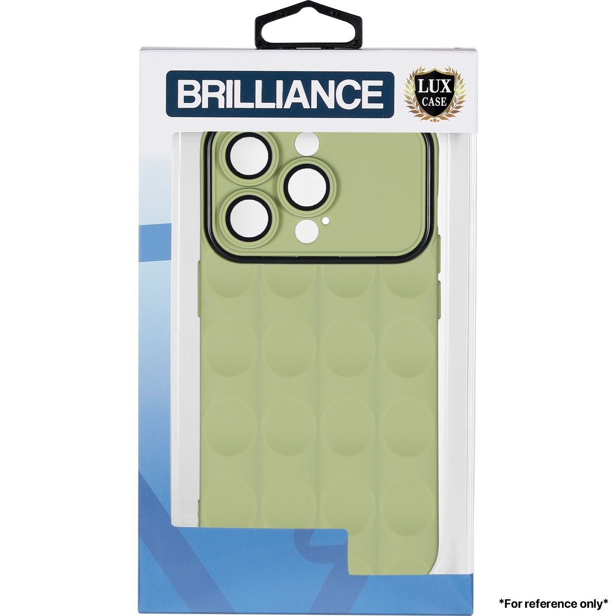 Brilliance LUX iPhone 15 Black Frame Gradient Case Green