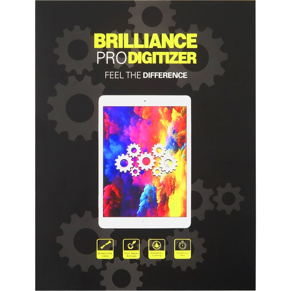 Brilliance Pro iPad 2 Digitizer + Home Button Black
