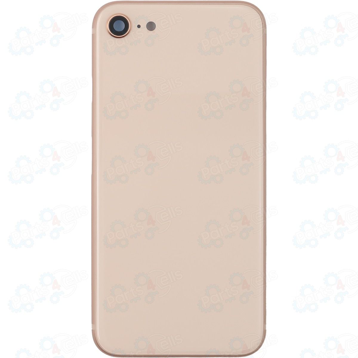 iPhone 8 Back Housing w/ Small Parts Gold NO LOGO