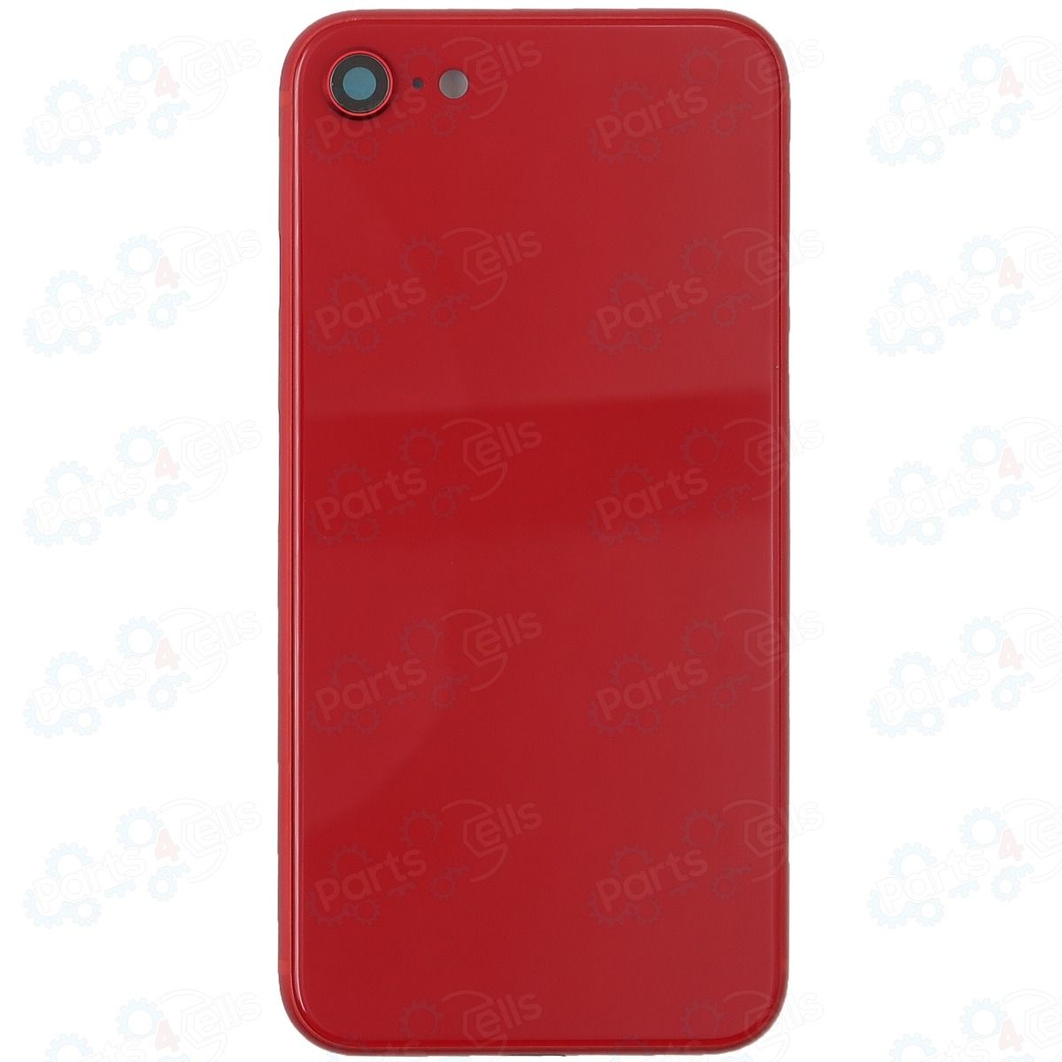 iPhone 8 Back Housing w/ Small Parts Red NO LOGO