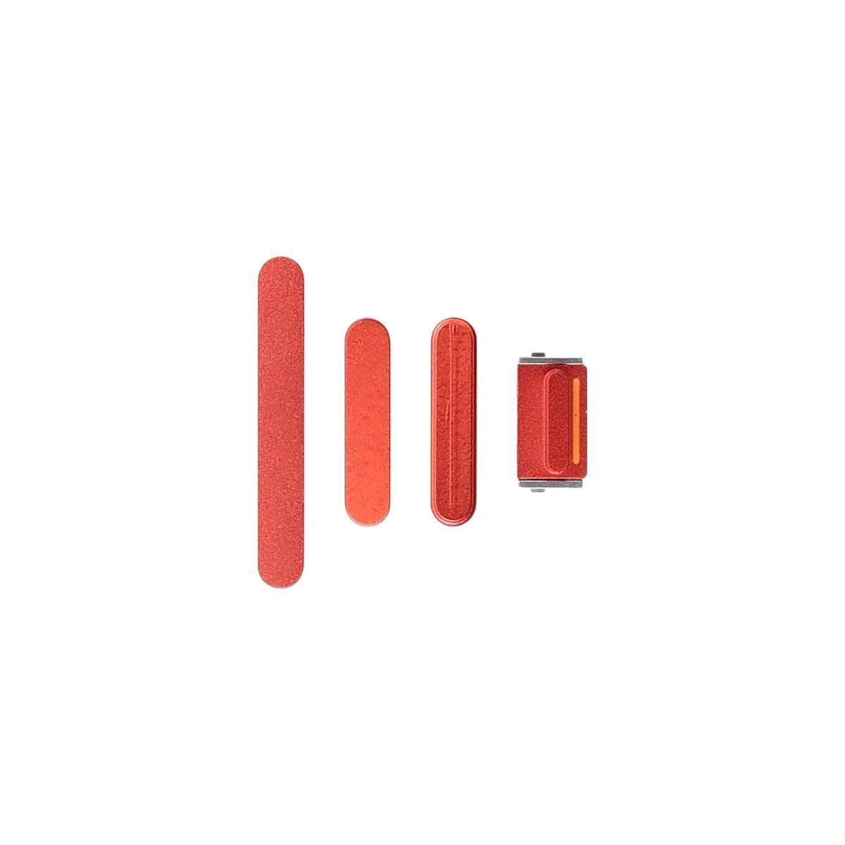 iPhone 12 Mini Side Buttons (Power / Volume / Switch) Red
