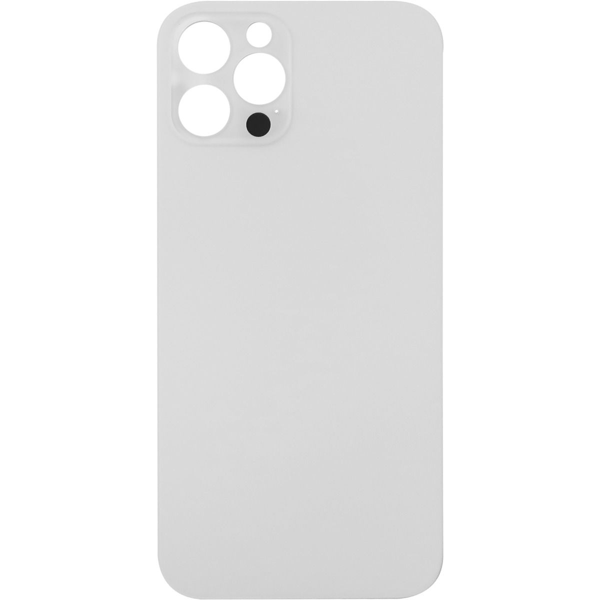 iPhone 12 Pro Back Glass Door without Camera Lens White NO LOGO