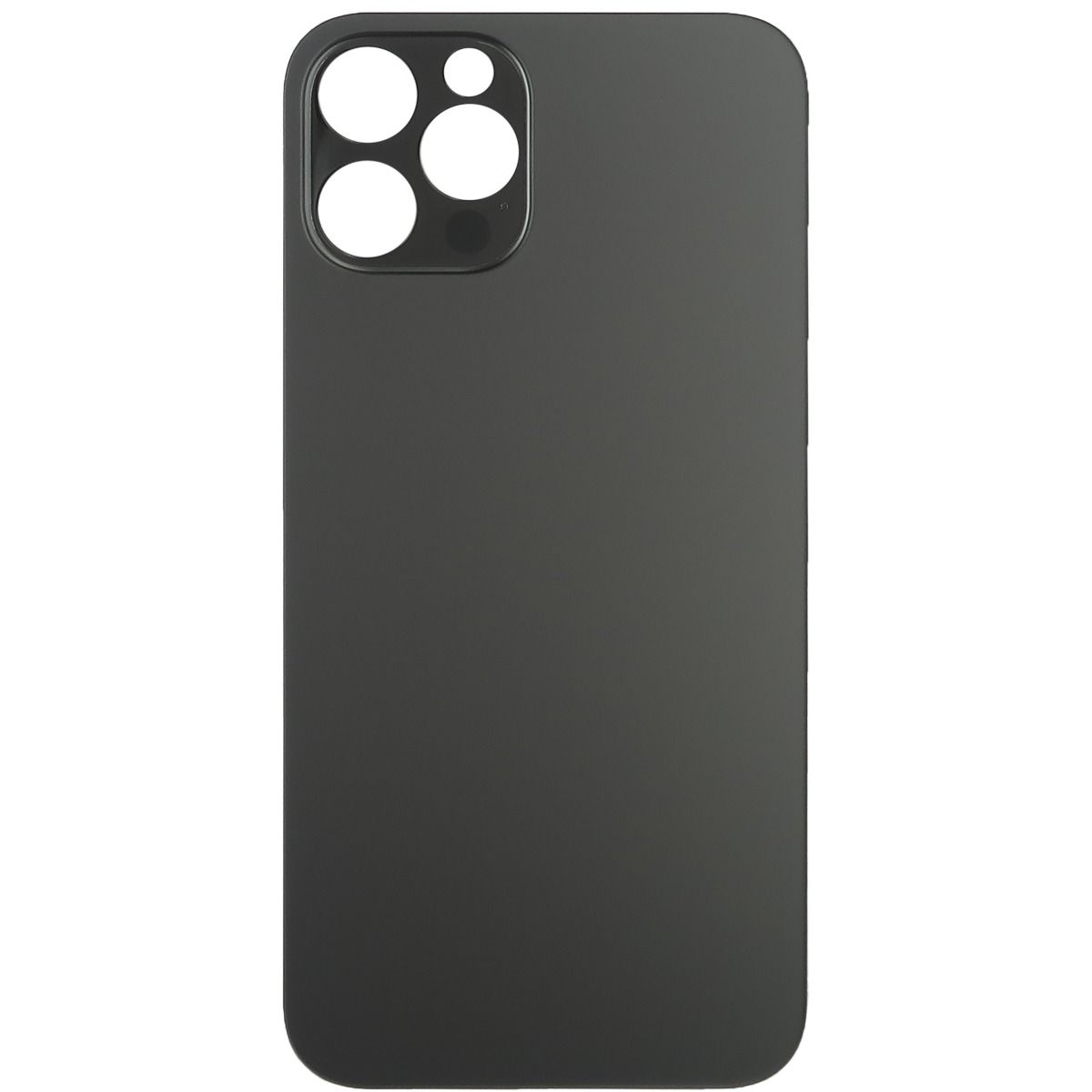iPhone 12 Pro Back Glass Door without Camera Lens Black (OEM PULL)