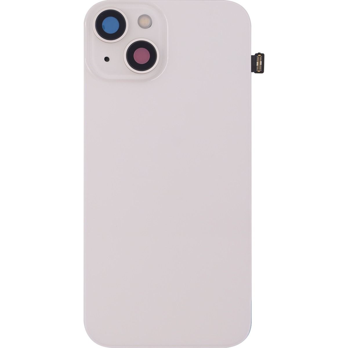 iPhone 14 Back Glass W/Steel Plate Starlight (OEM PULL)
