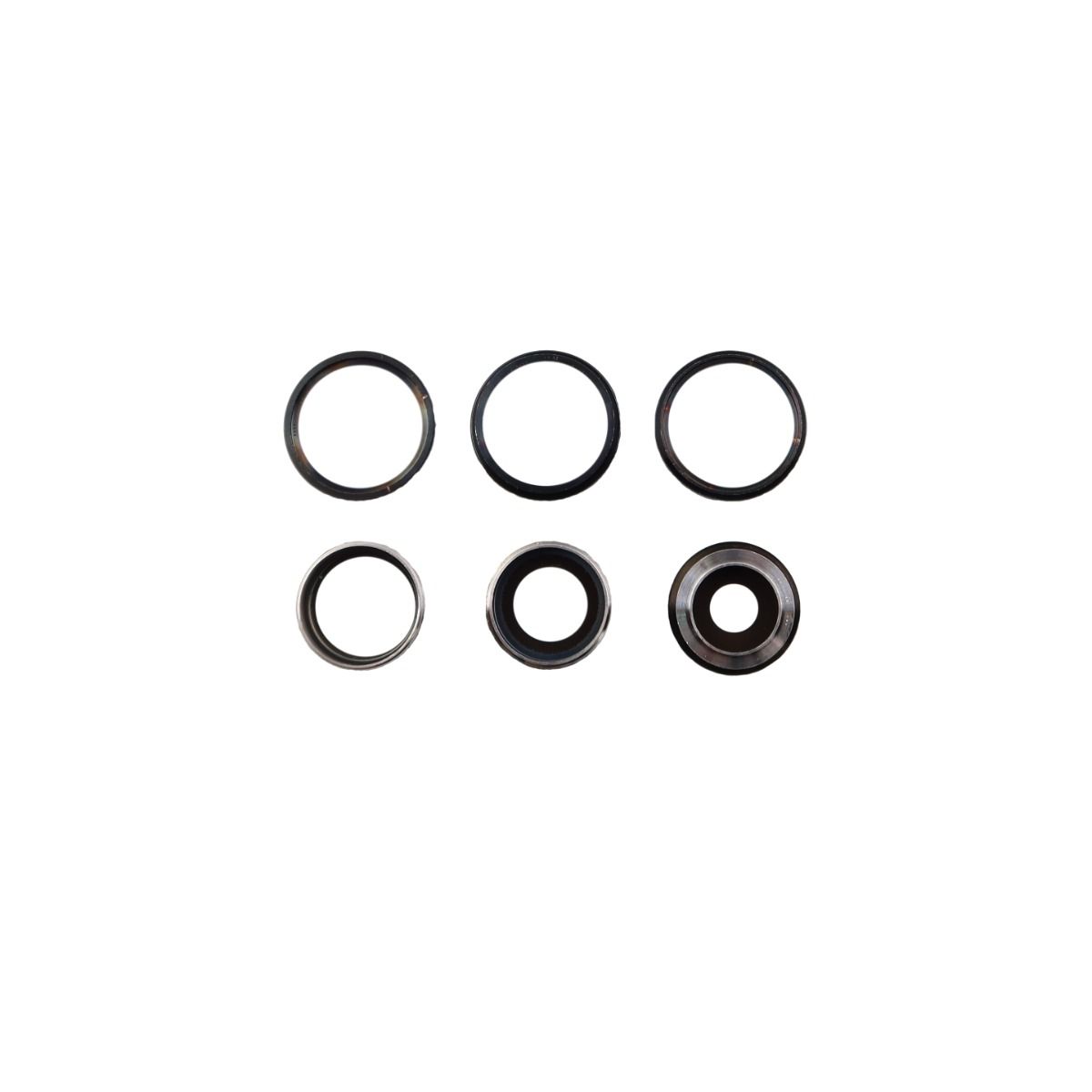 iPhone 14 Pro Back Camera Lens + Bracket Space Black With Adhesive