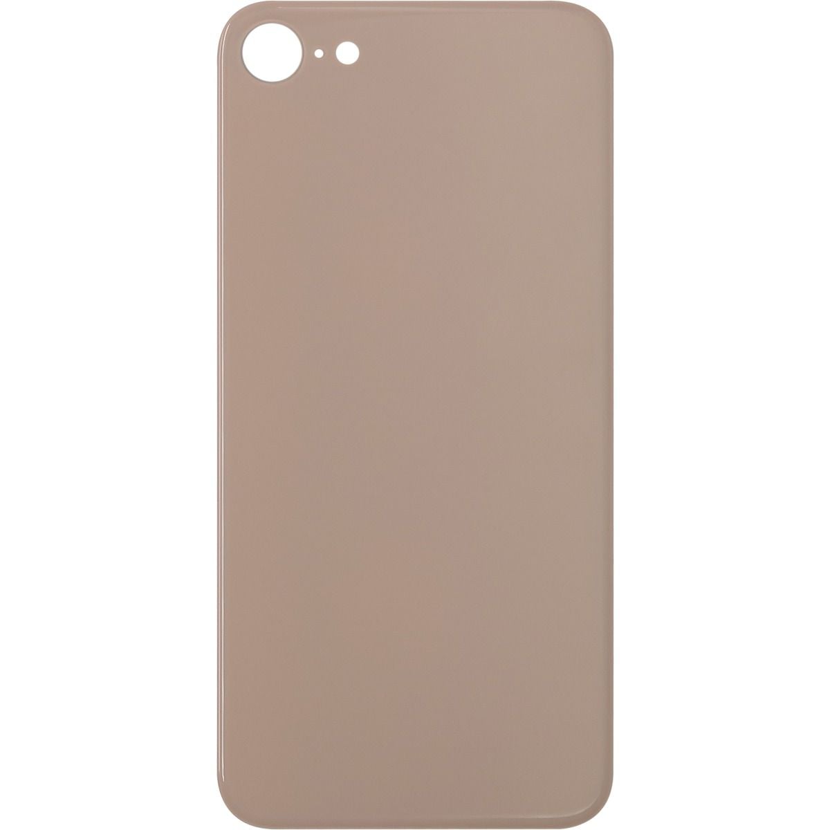 iPhone 8 Back Glass without Camera Lens Gold  NO LOGO