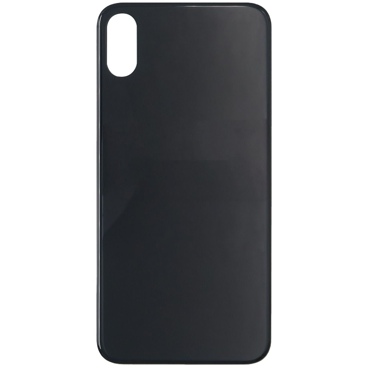 iPhone X Back Glass without Camera Lens Black (OEM PULL)