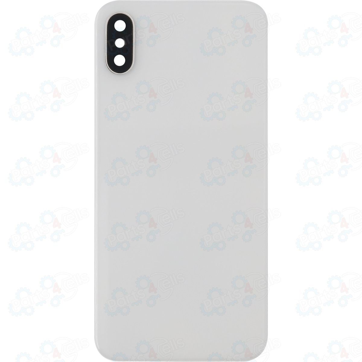 iPhone X Back Glass with Camera Lens White (No Logo) NO LOGO