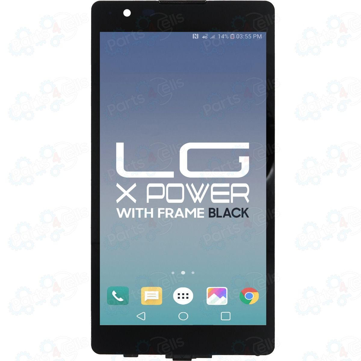 LG X Power LCD With Touch + Frame Black