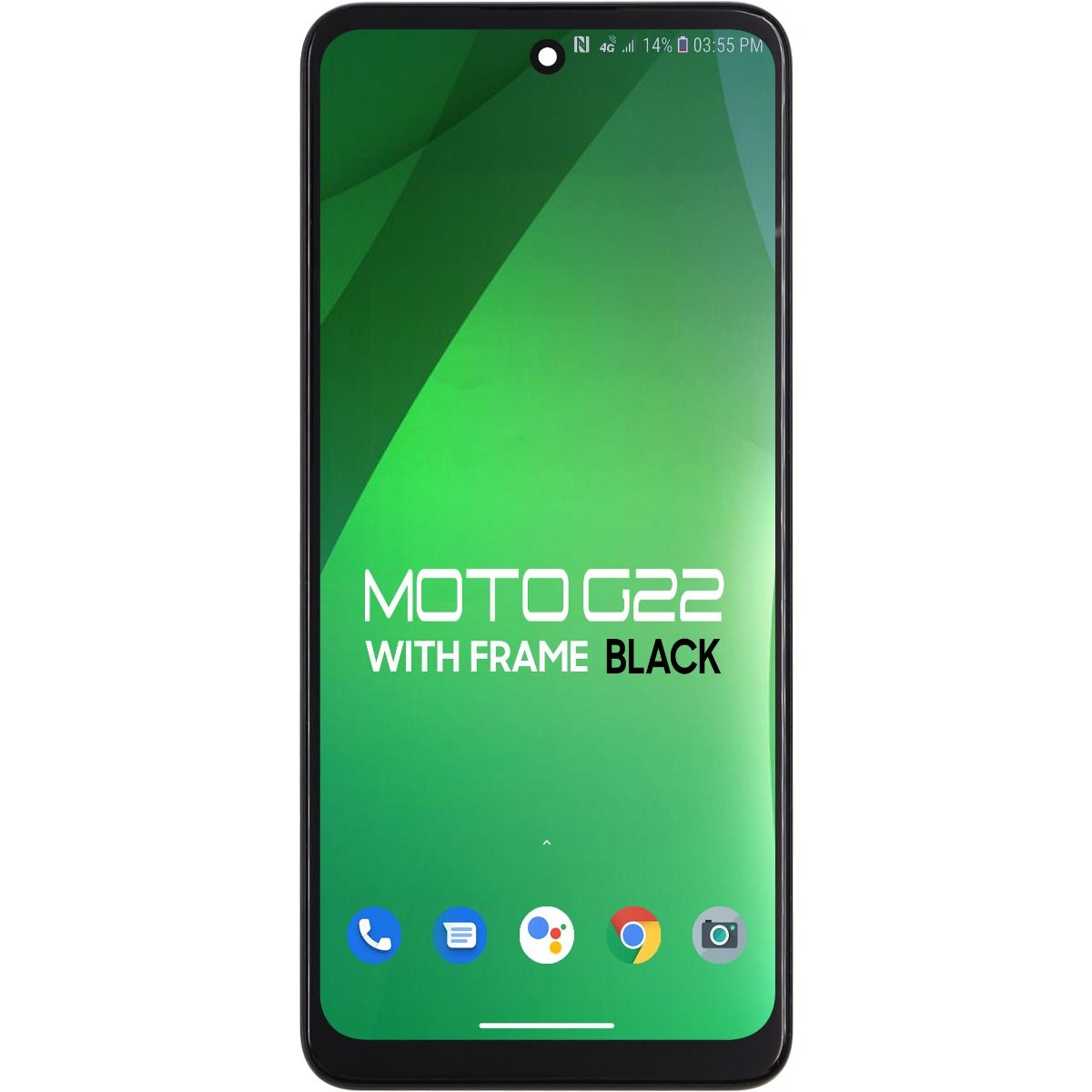 Motorola G22 XT2231 LCD With Touch + Frame Black Best Quality