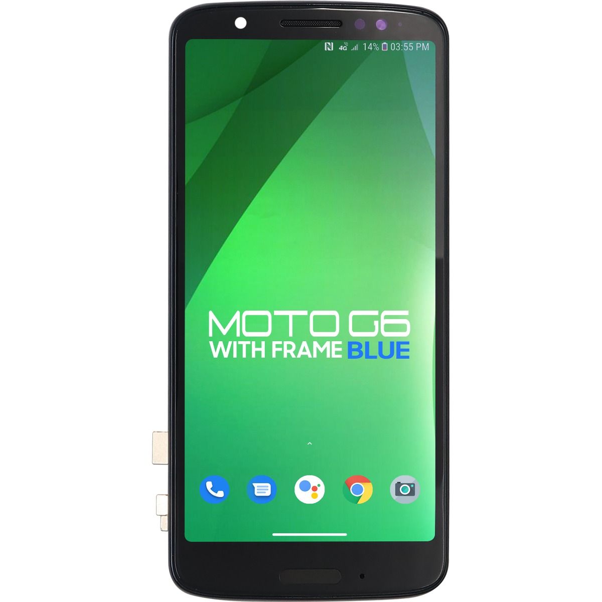 Motorola Moto G6 LCD with Touch + Frame Blue XT1925