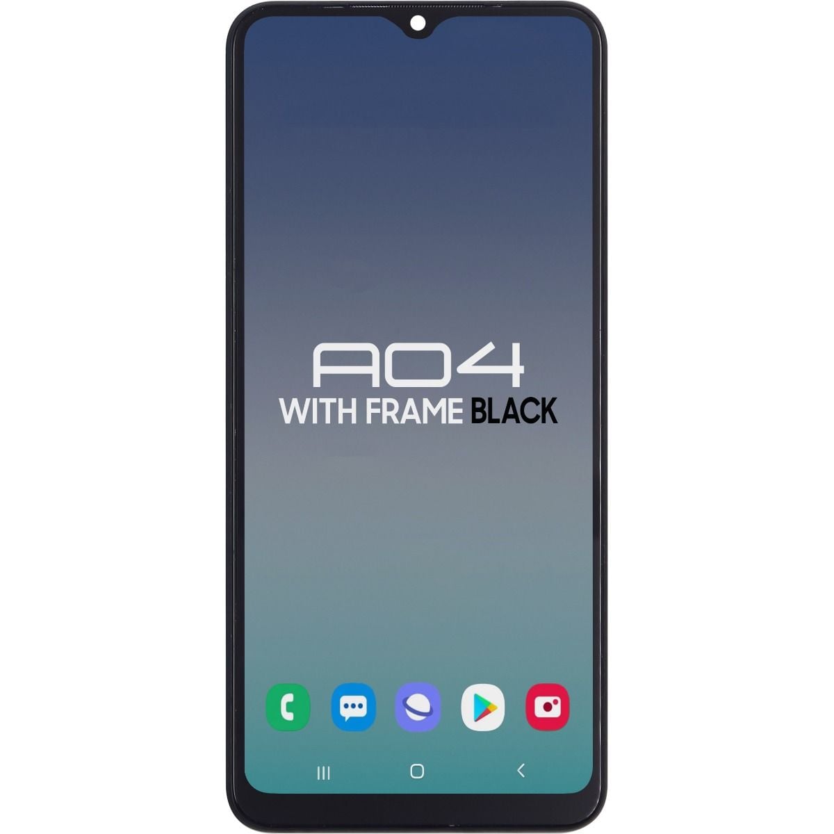 Samsung A04 2022 A045 LCD with Touch + Frame Black Incell