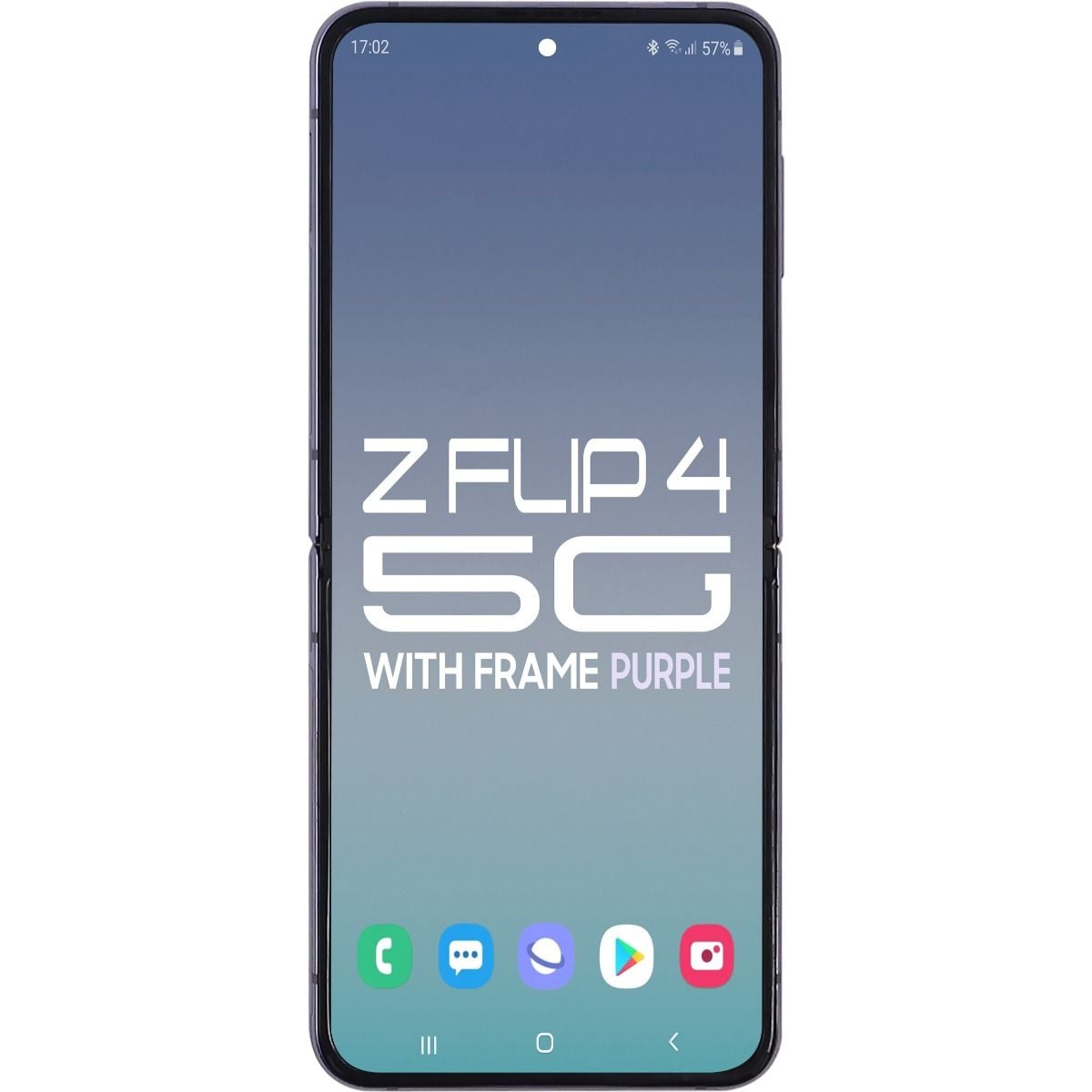 Samsung Z Flip 4 5G LCD With Touch + Frame Purple