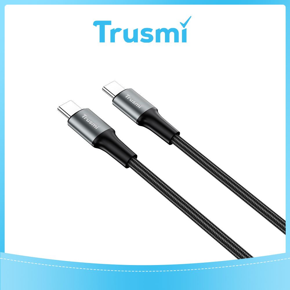 TRUSMI 66W Type C to Type C Braided Cable (1.2M)