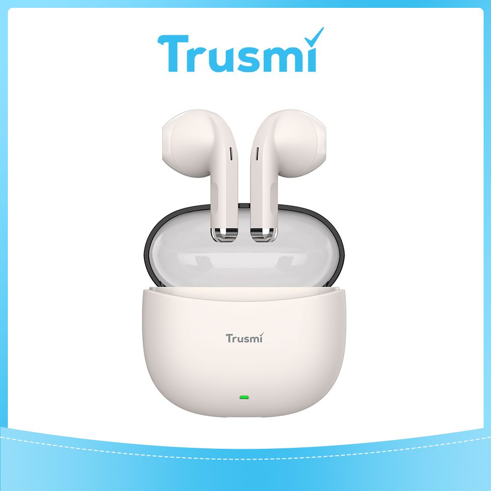 TRUSMI Semi-In-Ear Wireless Headphones Beige