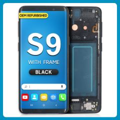 Samsung S9 LCD With Touch + Frame Black (Refurbished)