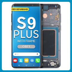 Samsung S9 Plus LCD With Touch + Frame Grey (Refurbished)