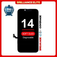 Brilliance Elite iPhone 14 Diagnosable LCD With Touch Black Soft OLED