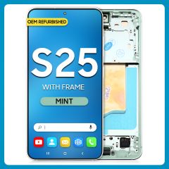 Samsung S25 LCD with Touch + Frame Mint Refurbished