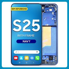 Samsung S25 LCD with Touch + Frame Navy Refurbished