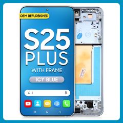 Samsung S25 Plus LCD with Touch + Frame Icy Blue Refurbished