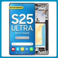 Samsung S25 Ultra LCD with Touch + Frame Gray Refurbished