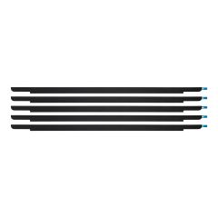 MacBook Air 15" (A2941 / A3114 / A3241) Display Bottom Plastic Bezel Strip (No Logo, 5-Pack)