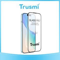 TRUSMI 3D Transparent Tempered Glass Screen Protector for iPhone XR/11 - 10-Pack