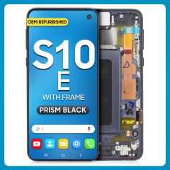 Samsung S10E LCD with Touch + Frame Prism Black (Refurbished)