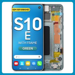 Samsung S10E LCD with Touch + Frame Green (Refurbished)