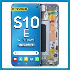 Samsung S10E LCD with Touch + Frame Prism Blue (Refurbished)