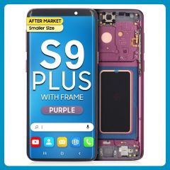 Samsung S9 Plus LCD with Touch + Frame After Market Purple (Smaller Size)