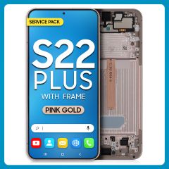 Samsung S22 Plus 5G LCD with Touch + Frame Pink Gold SERVICE PACK