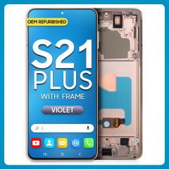 Samsung S21 Plus 5G LCD With Touch + Frame Phantom Violet (Refurbished)