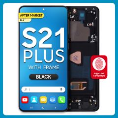 Samsung S21 Plus 5G LCD with Touch + Frame After Market Phantom Black (BIG SIZE) 6.7'