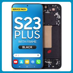 Samsung S23 Plus 5G LCD with Touch + Frame Phantom Black SERVICE PACK