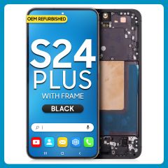 Samsung S24 Plus LCD with Touch + Frame Black (Refurbished)
