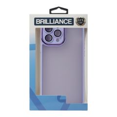 Brilliance LUX For iPhone 14 Pro 3D Electroplating with camera protector Case Purple