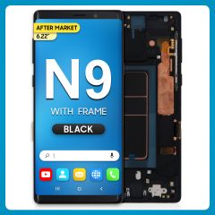 Samsung Note 9 LCD With Touch + Frame After Market Black (BIG SIZE ) 6.22'