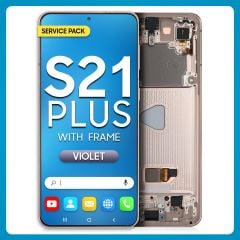 Samsung S21 Plus 5G LCD With Touch + Frame Phantom Violet SERVICE PACK