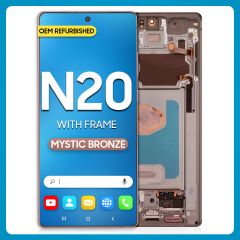Samsung Note 20 5G LCD with Touch + Frame Mystic Bronze (Refurbished)