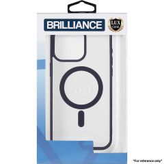 Brilliance LUX for Samsung S22 Frosted acrylic magnetic case Black