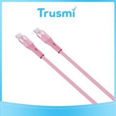 TRUSMI 100W Type C to Type C Pink Cable (1M)