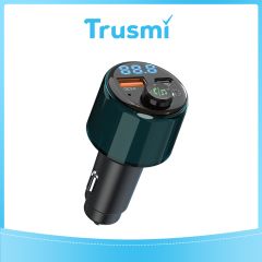 TRUSMI 48W USB & Type C Car Adapter with FM Transmitter