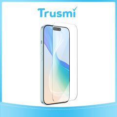 TRUSMI Clear Transparent Tempered Glass Screen Protector for iPhone 16 - 10-Pack