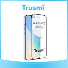 TRUSMI 3D Transparent Tempered Glass Screen Protector for iPhone 17 Pro Max - 10-Pack