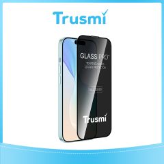 TRUSMI 3D Privacy Tempered Glass Screen Protector for iPhone 16 Plus 10-Pack
