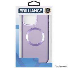 Brilliance LUX for Samsung S22 ultra Hardware CD pattern transparent color case Purple