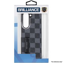 Brilliance LUX Samsung Z Fold 5 Folding Stand Case Grey & Black